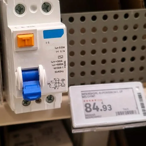 FI-Schutzschalter als Beispiel eines Elektrobauteils